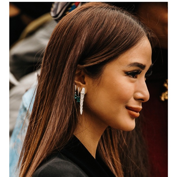 Single Earrings! Sterling CZ Hoops Studs Pearl - Picture 3 of 5